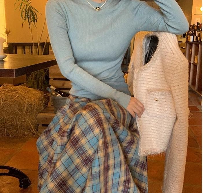 チェック柄プリーツスカート - ファッションリゾート倶楽部 みなとみらい